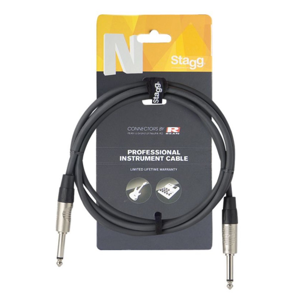 Stagg NGC1.5-R N-Series 1.5 Metre Instrument Cable 19361